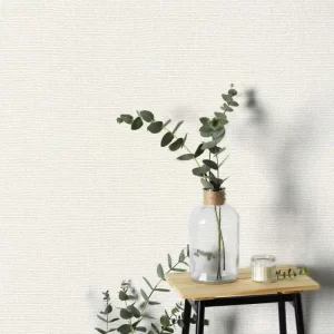 کاغذ دیواری طرح بافت کرم کد 924C