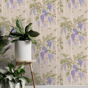 کاغذ دیواری طرح گلدار کد ۷۰۵۶