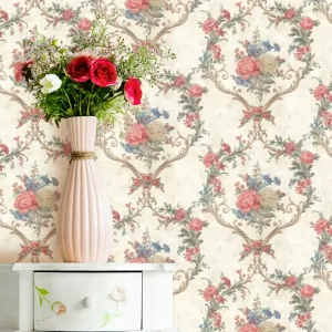 کاغذ دیواری طرح گلدار کد ۷۱۱۸