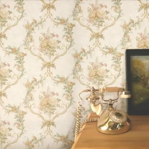 کاغذ دیواری طرح گلدار کد ۷۱۲۴