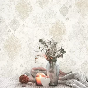 کاغذ دیواری طرح داماسک کد ۷۱۳۴