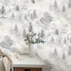 کاغذ دیواری طرح درخت و درختچه کد ۸۰۰۹