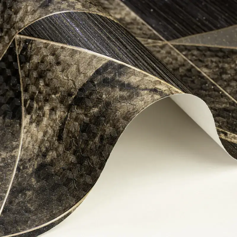 کاغذ دیواری مشکی طلایی 3 کاغذ دیواری مشکی طلایی