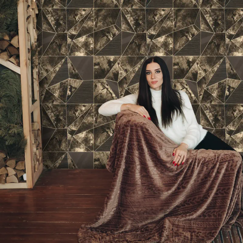 کاغذ دیواری مشکی طلایی 7 کاغذ دیواری مشکی طلایی