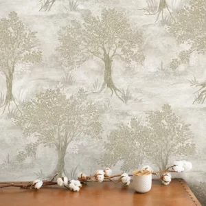 کاغذ دیواری طرح درخت و درختچه کد ۸۰۵۷