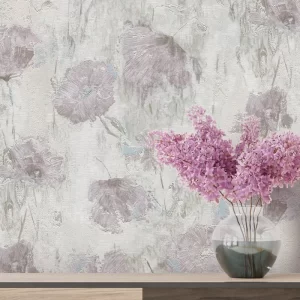 کاغذ دیواری طرح گلدار کد ۸۰۸۰