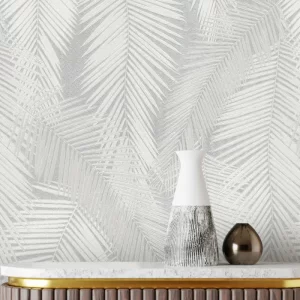 کاغذ دیواری طرح شاخ و برگ کد ۸۰۸۷