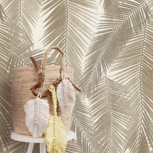 کاغذ دیواری طرح شاخ و برگ کد ۸۰۹۱