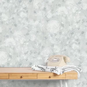 کاغذ دیواری طرح شاخ و برگ کد ۸۱۰۲