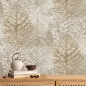 کاغذ دیواری طرح شاخ و برگ کد ۸۱۴۷