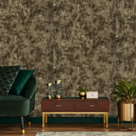 کاغذ دیواری مشکی طلایی 10 کاغذ دیواری کد 8036