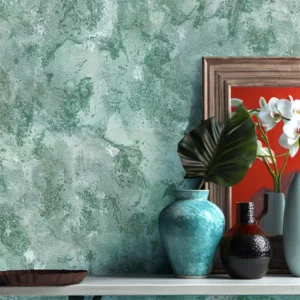 کاغذ دیواری طرح پتینه سبز کد ۱۰۰۵۰