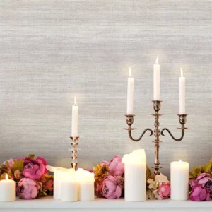 کاغذ دیواری طرح بافت نقره‌ای کد ۱۰۰۸۹