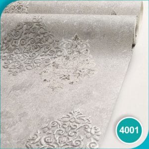 کاغذ دیواری طرح داماسک پتینه کد 4001