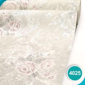 کاغذ دیواری طرح گلدار کد 4025