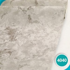 کاغذ دیواری طرح پتینه نقره ای کد 4040