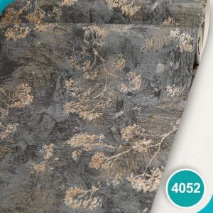 کاغذ دیواری طرح شاخ و برگ کد 4052