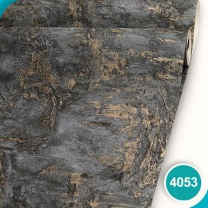 کاغذ دیواری طرح پتینه تیره کد 4053