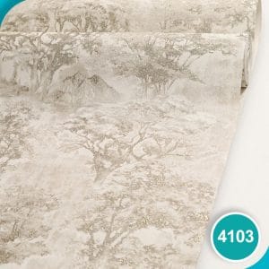 کاغذ دیواری طرح درخت و درختچه کد 4103