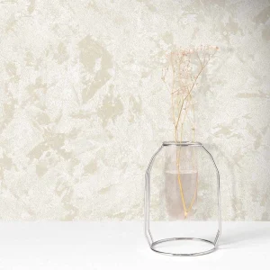 کاغذ دیواری طرح پتینه کرم کد ۱۰۱۲۸