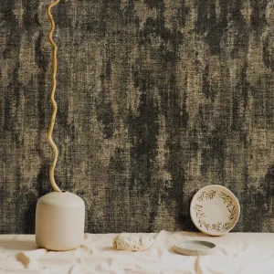 کاغذ دیواری طرح پتینه قهوه‎‌ای کد ۱۰۱۳۳