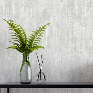 کاغذ دیواری طرح پتینه خاکستری کد ۱۰۱۳۵