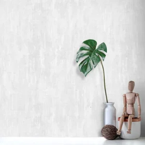 کاغذ دیواری طرح پتینه نقرهای کد ۱۰۱۳۶