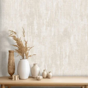 کاغذ دیواری طرح پتینه کرم کد ۱۰۱۴۰