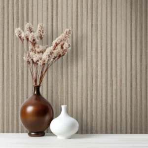 کاغذ دیواری طرح راه راه قهوه‌ای کد ۱۰۱۷۸