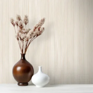 کاغذ دیواری طرح راه راه کرم کد ۱۰۱۷۹