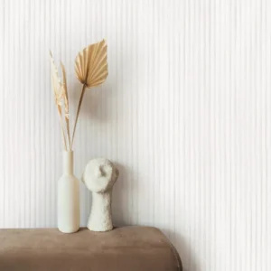 کاغذ دیواری طرح راه راه سفید کد ۱۰۱۸۰