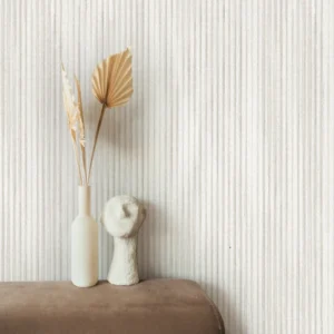 کاغذ دیواری طرح راه راه سفید کد ۱۰۱۸۱