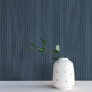 کاغذ دیواری طرح راه راه سرمه‌ای کد ۱۰۱۸۴