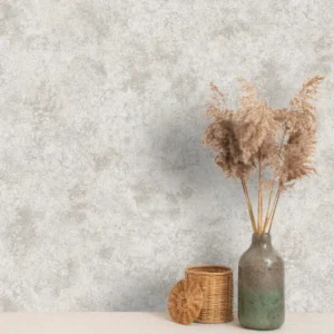 کاغذ دیواری طرح پتینه سفید کد ۱۰۱۸۷