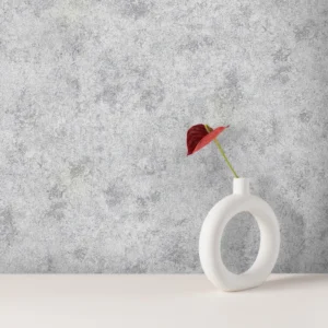 کاغذ دیواری طرح پتینه نقره‌ای کد ۱۰۱۹۱