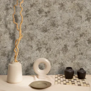 کاغذ دیواری طرح پتینه قهوه‌ای / طلایی کد ۱۰۱۹۶