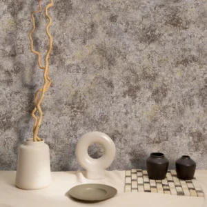 کاغذ دیواری طرح پتینه قهوه‌ای / عنابی کد ۱۰۱۹۷