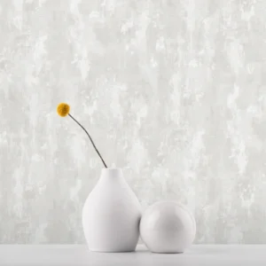 کاغذ دیواری طرح پتینه سفید کد ۱۰۲۲۱