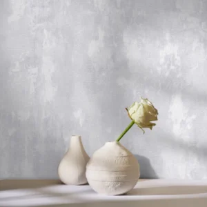 کاغذ دیواری طرح پتینه نقره‌ای کد ۱۰۲۲۴