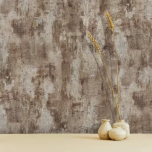 کاغذ دیواری طرح پتینه قهوه‌ای کد ۱۰۲۳۰