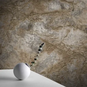 کاغذ دیواری طرح رگه‌دار / پتینه کرم کد ۱۱۰۰۴