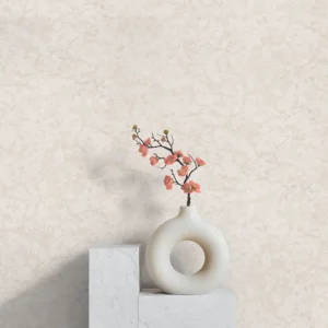 کاغذ دیواری طرح رگه‌دار / پتینه سفید کد ۱۱۰۰۵