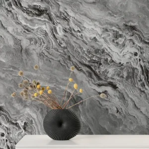 کاغذ دیواری طرح انتزاعی خاکستری کد ۱۱۰۵۰