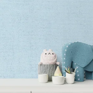 کاغذ دیواری کودک طرح ساده | آبی کد 12002