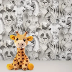 کاغذ دیواری کودک طرح حیوانات | طوسی کد 12035