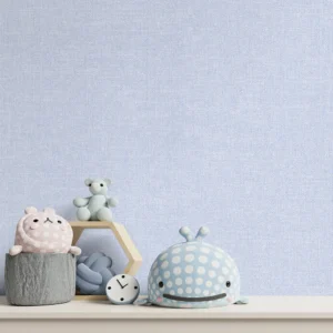 کاغذ دیواری کودک طرح ساده | آبی کد 12038