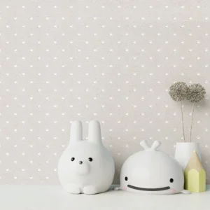 کاغذ دیواری کودک طرح نقطه‌چین | کرم کد 12048