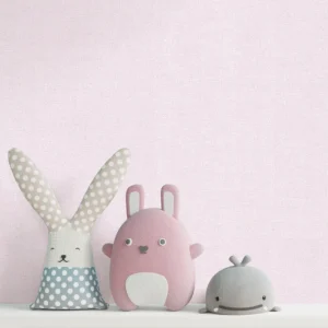 کاغذ دیواری کودک طرح ساده | صورتی کد 12050